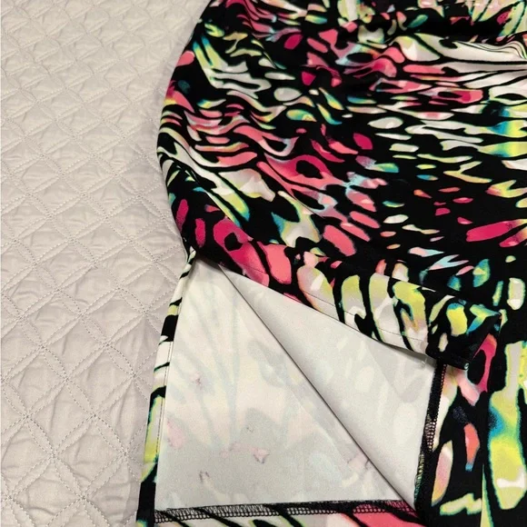 Worthington Vibrant Pink and Black Skirt - Size XL - Picture 5 of 7